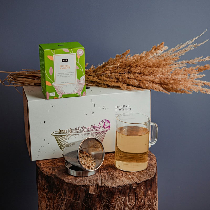 Paper & Tea - Herbal Love Set - Zestaw zaparzacz + herbata