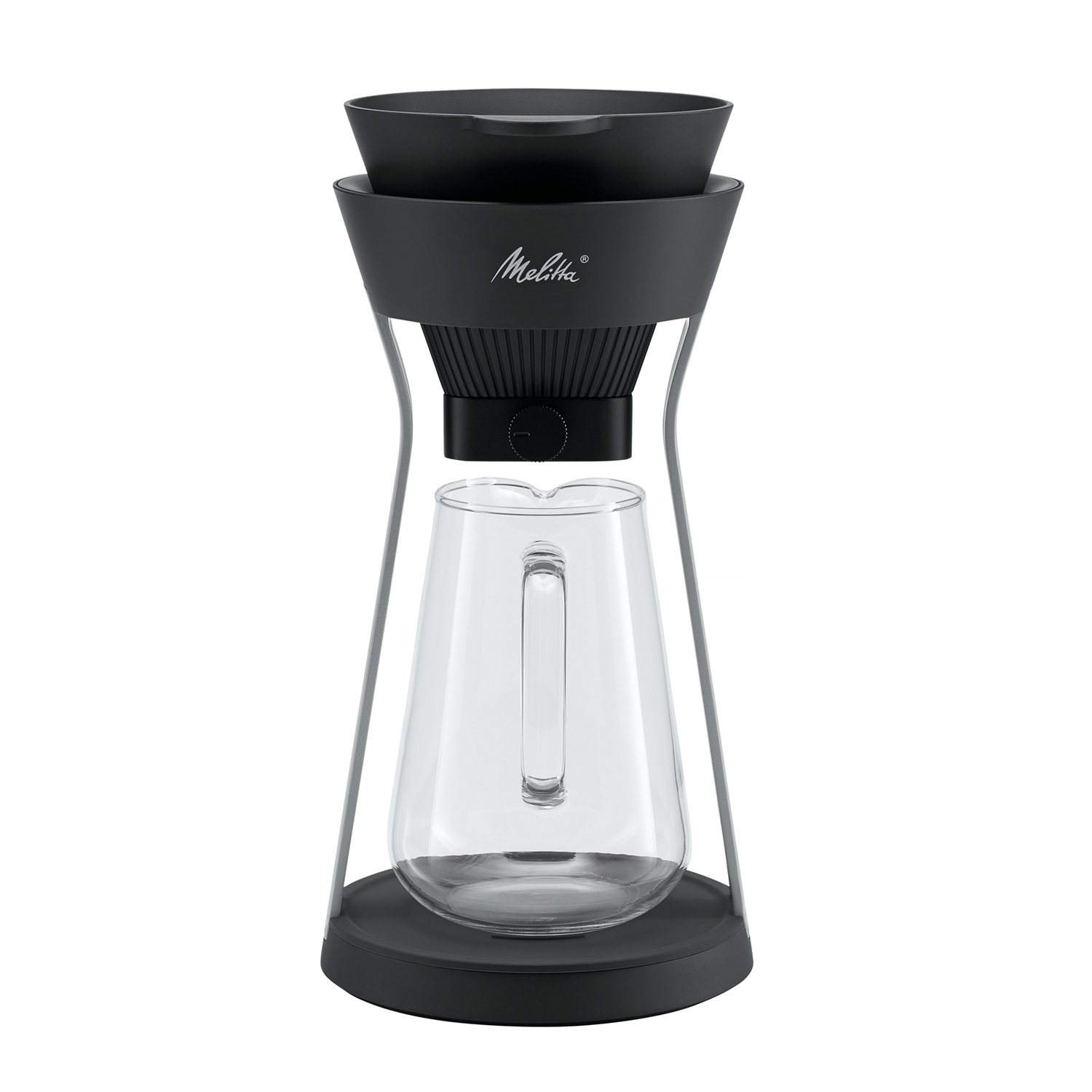 Melitta - AMANO Black-Silver - Pour Over Coffee Maker