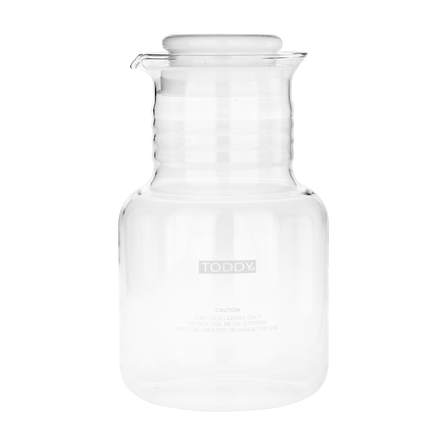 Toddy Glass Decanter with Lid