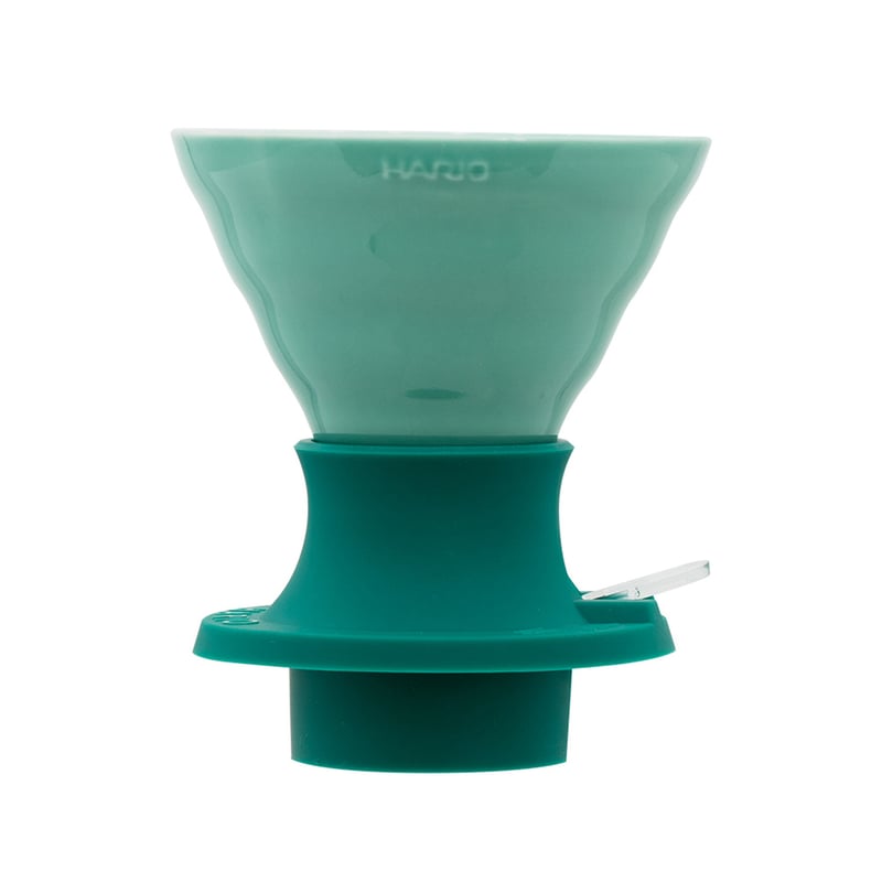 Hario - Zestaw Immersion Switch Tropical Turquoise - dripper ceramiczny V60-02 + filtry