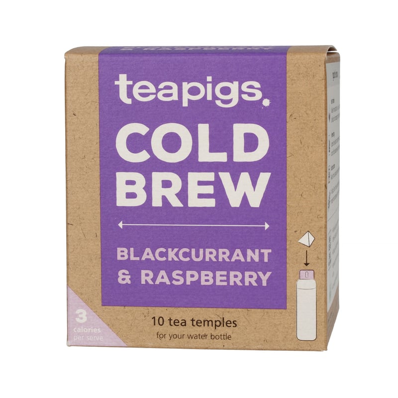 teapigs Blackcurrant & Raspberry - Cold Brew 10 tea bags (outlet)