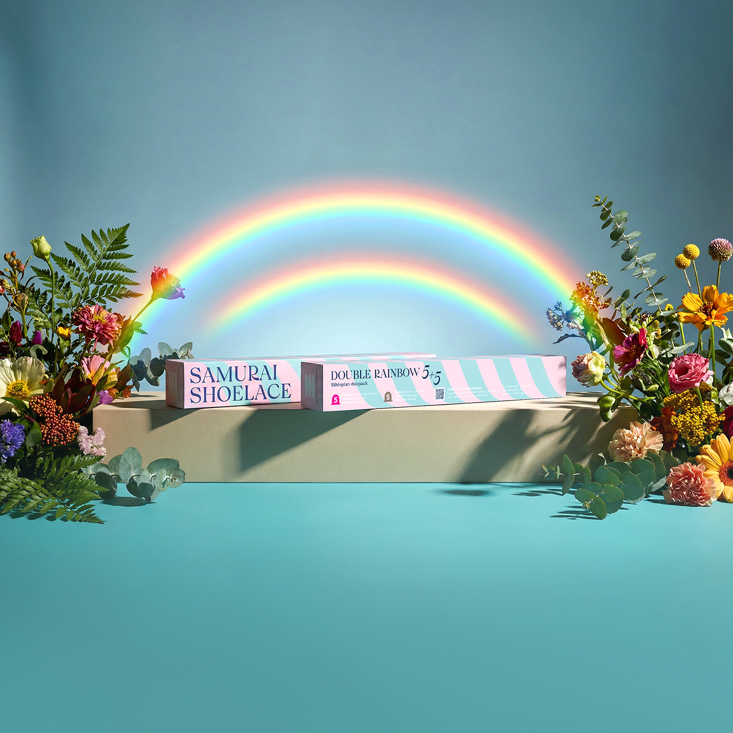 Samurai Shoelace - kawa w kapsułkach Curiosity Series Double Rainbow - 10 kapsułek