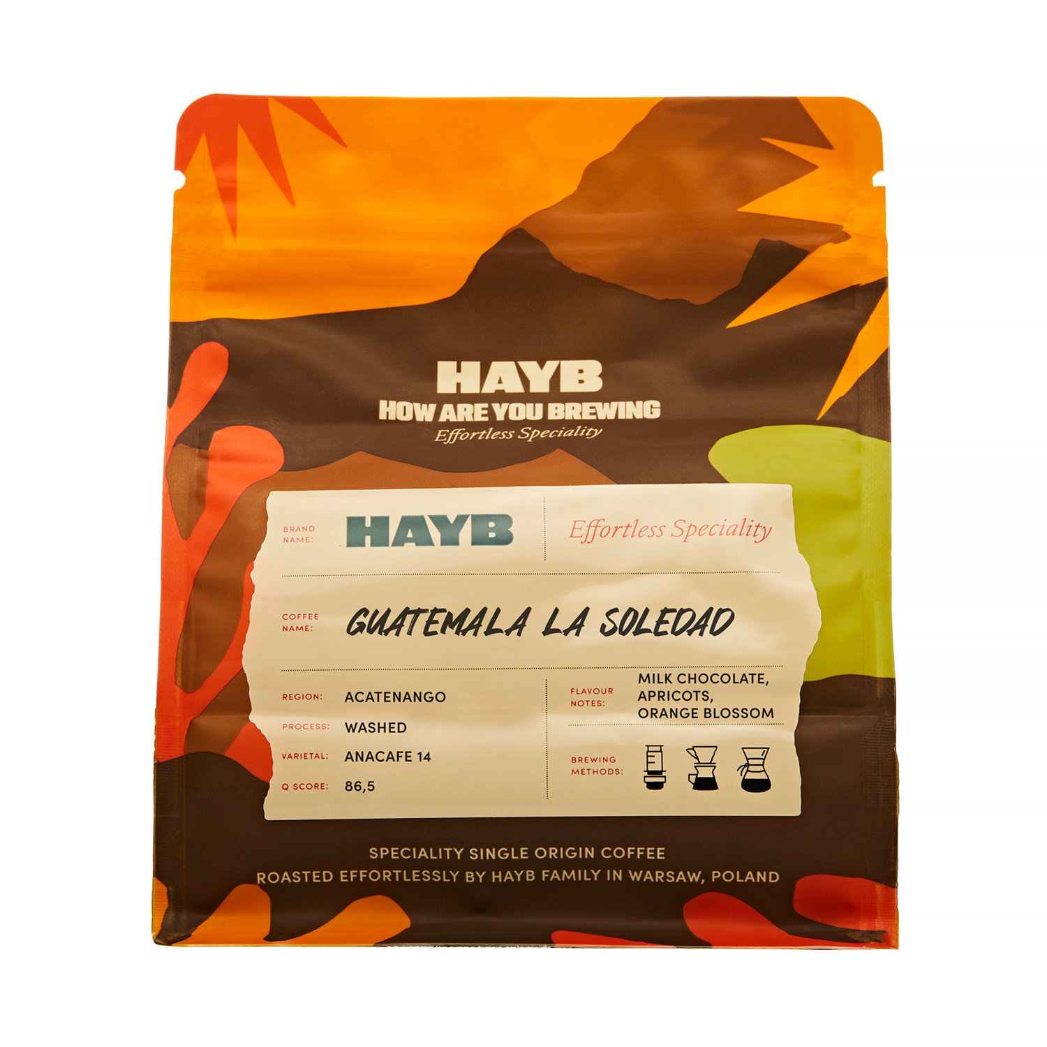 HAYB - kawa ziarnista Gwatemala La Soledad Washed Filter 250 g