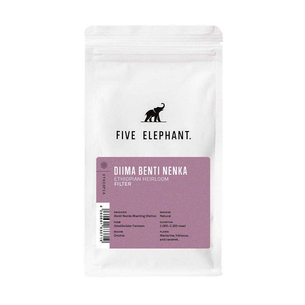 Five Elephant - Ethiopia Diima Benti Nenka Natural Filter 250g