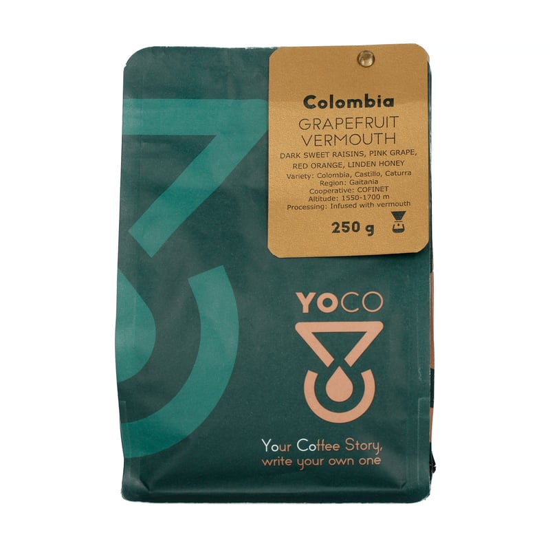 YOCO - Kolumbia Grapefruit Vermouth Filter 250g