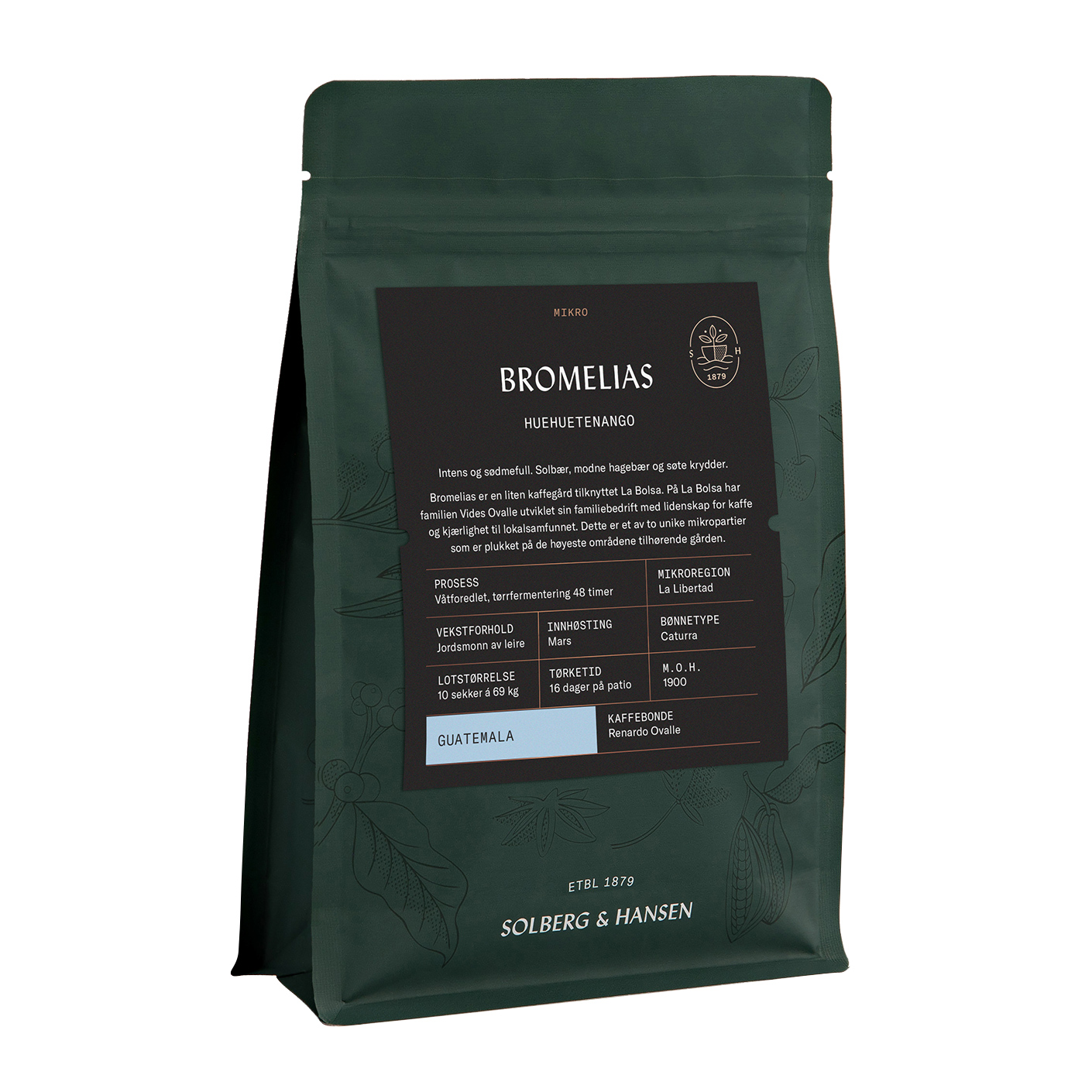 Solberg & Hansen - Guatemala Bromelias Huehuetenango Washed Filter 250g