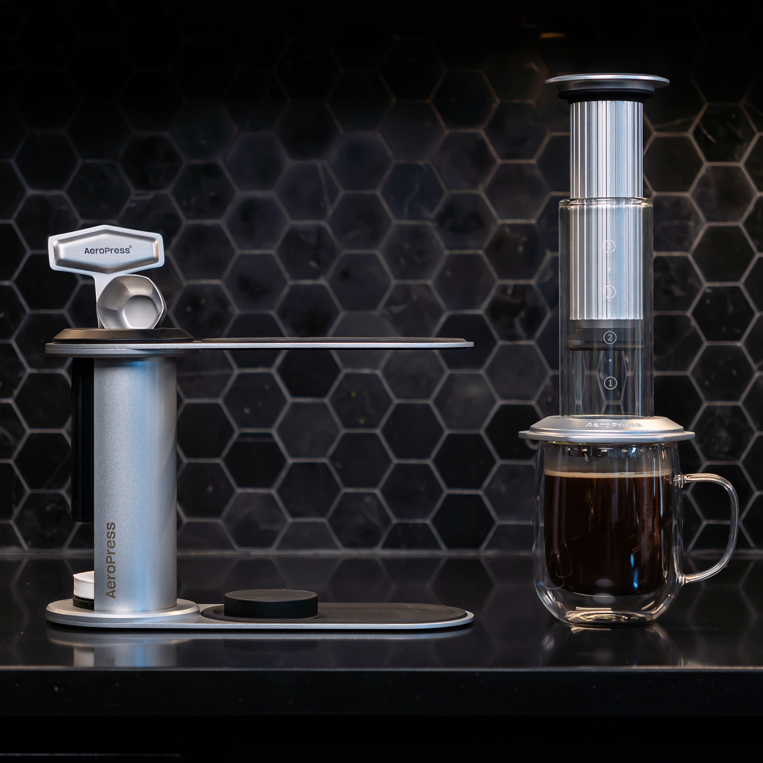 AeroPress - Organizer Stand - Stainless Steel