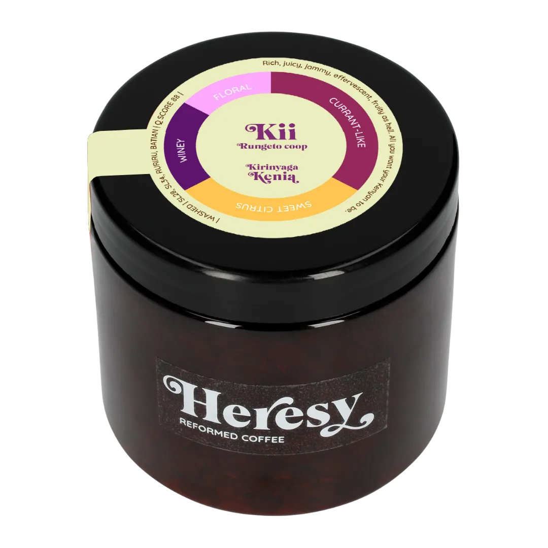 Heresy - kawa ziarnista Kenia Kii Washed Filter 252 g