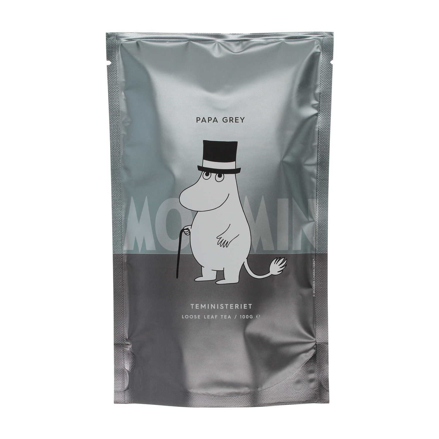 Teministeriet - Moomin Papa Grey - Loose Tea 100g - Refill