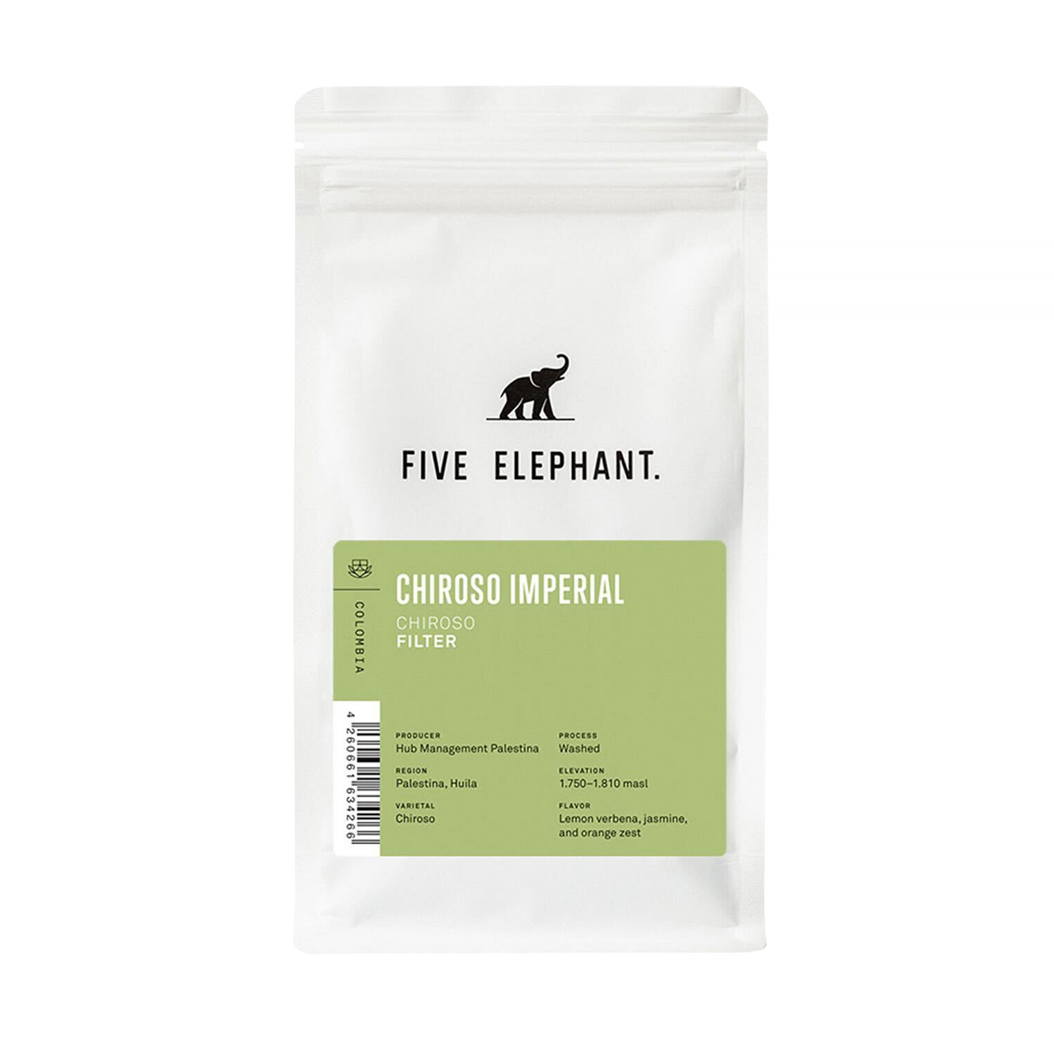 Five Elephant - Colombia Chiroso Imperial Washed Filter 250 g