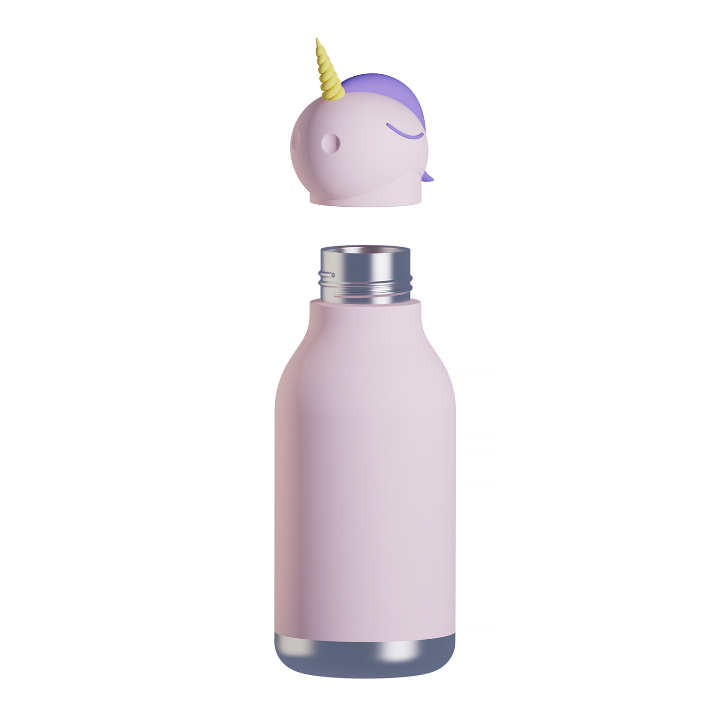 Asobu - Bestie Unicorn - 460 ml Insulated Bottle with Straw