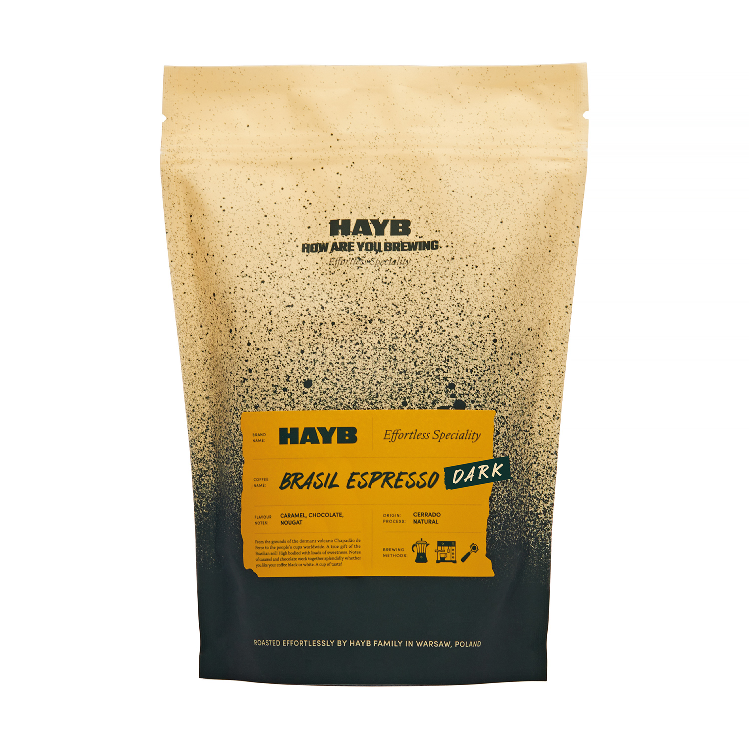 HAYB - kawa ziarnista Brasil Espresso Dark 250 g