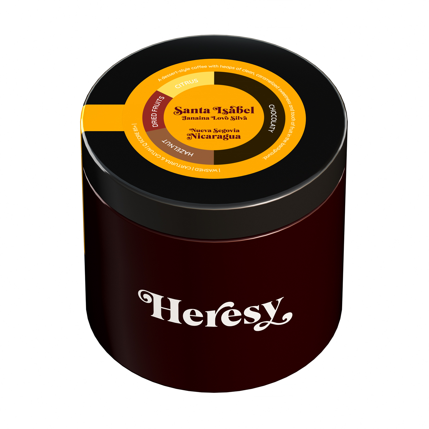 Heresy - kawa ziarnista Nikaragua Santa Isabel Washed Filter 252 g