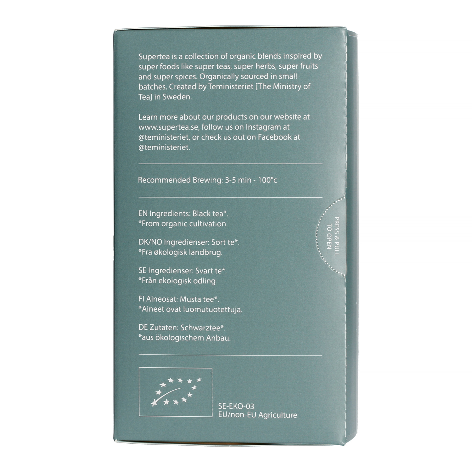 Teministeriet - Supertea English Breakfast Organic - 20 Tea Bags