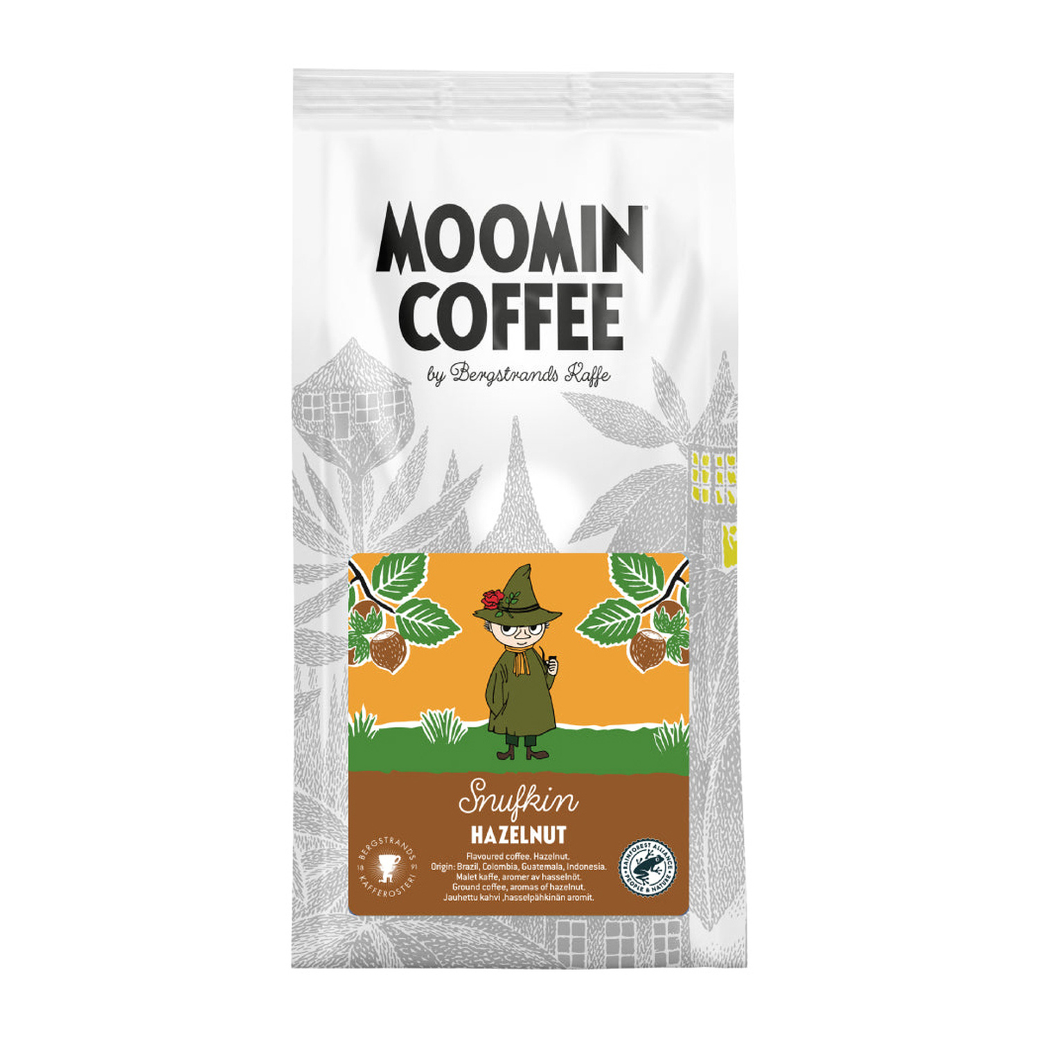 Bergstrands Kafferosteri - Moomin Coffee - Snufkin Hazelnut 250g