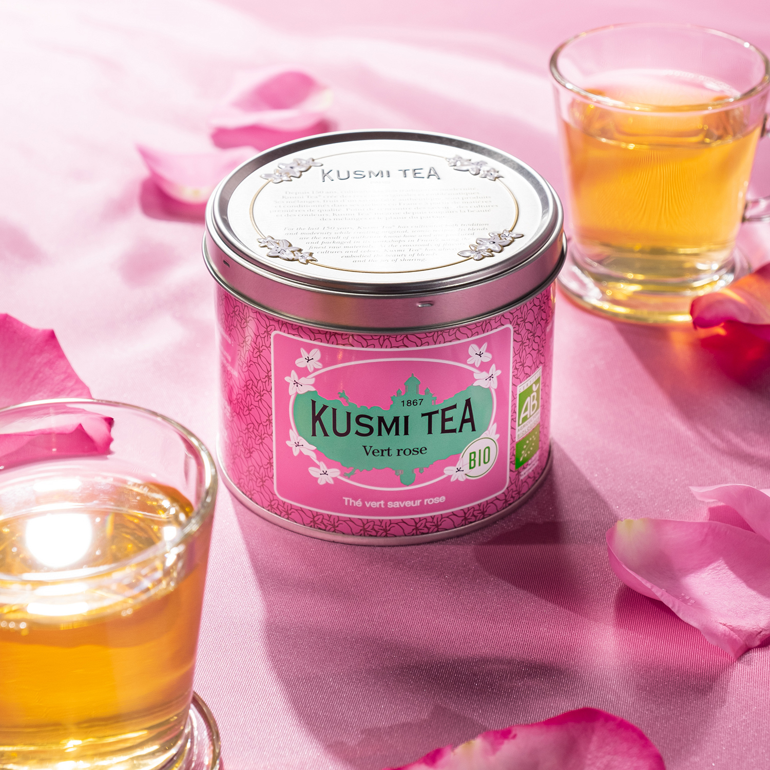 Kusmi Tea - Green Rose Bio - Loose Tea 100g