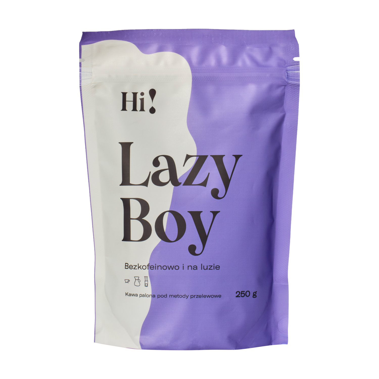 Hi! Coffeedesk - kawa ziarnista bezkofeinowa Lazy Boy Decaf Omniroast 250 g