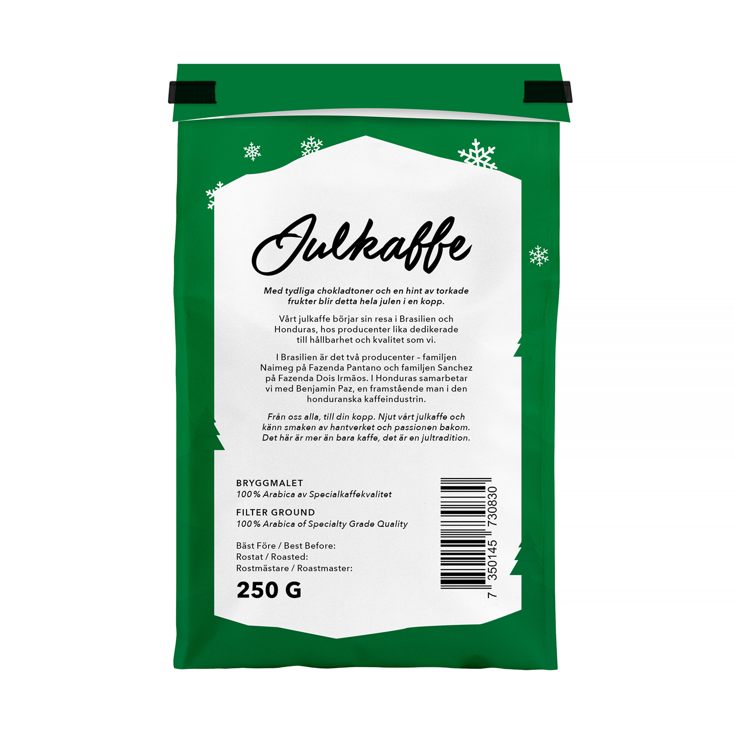 Johan & Nyström - kawa mielona Julkaffe Filter 250 g