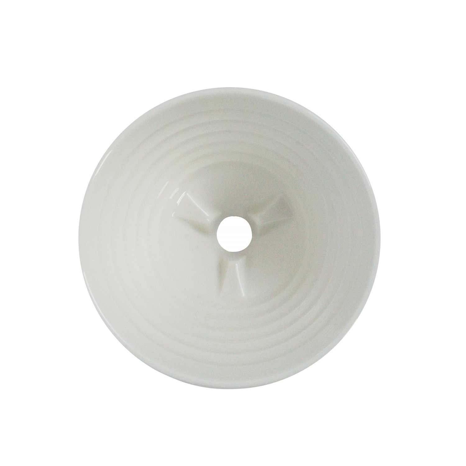 April - Ceramic Dripper - White