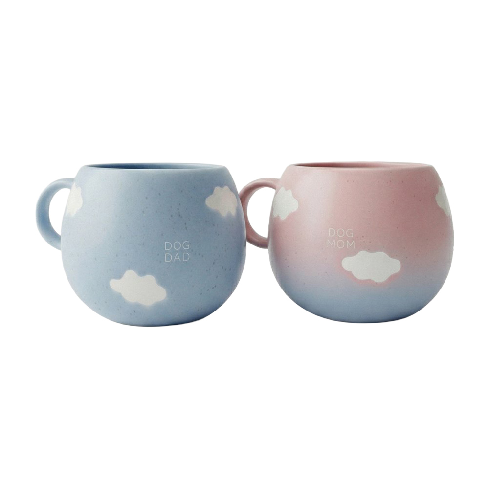Egg Back Home - Set of 2 mugs Cloud Mix Sunset Dog Mom and Dog Dad 500 ml 