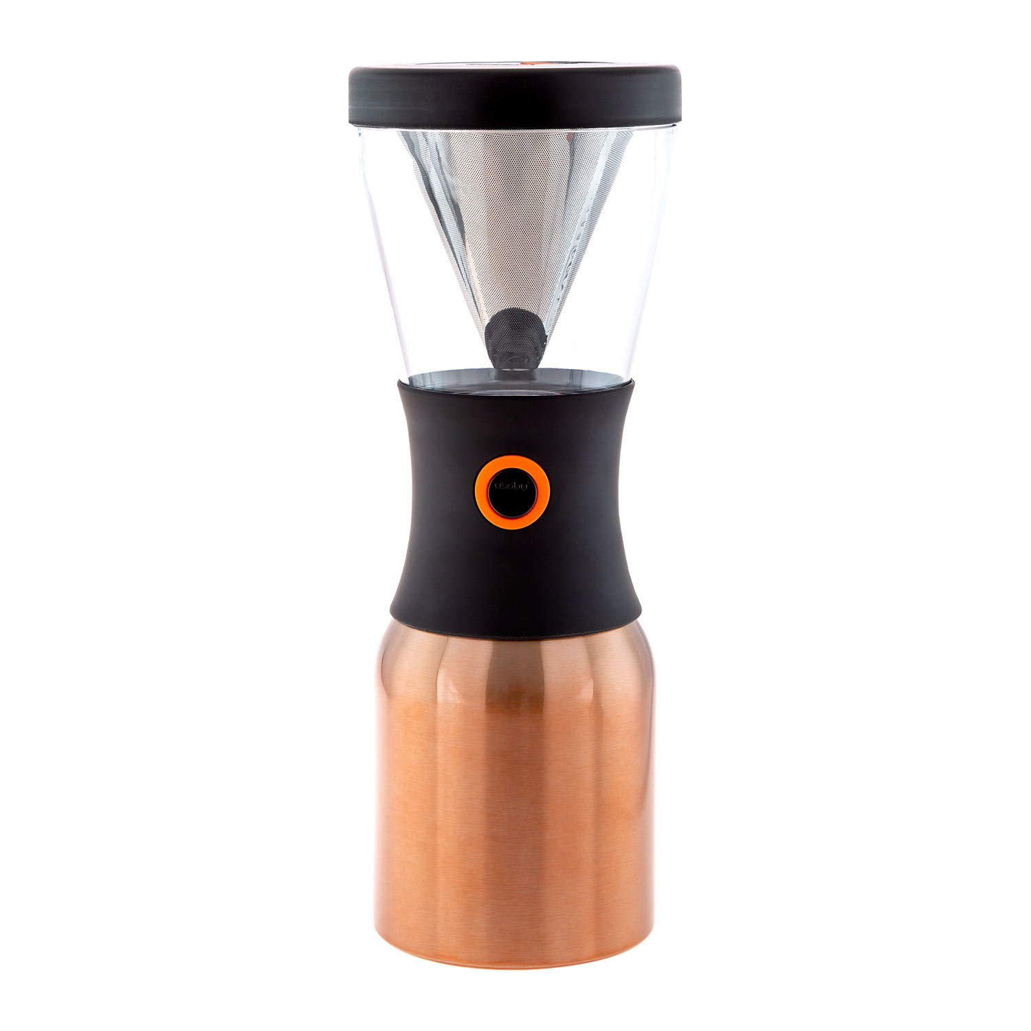 Asobu - Cold Brew Insulated Portable Brewer - Stainless Steel Copper