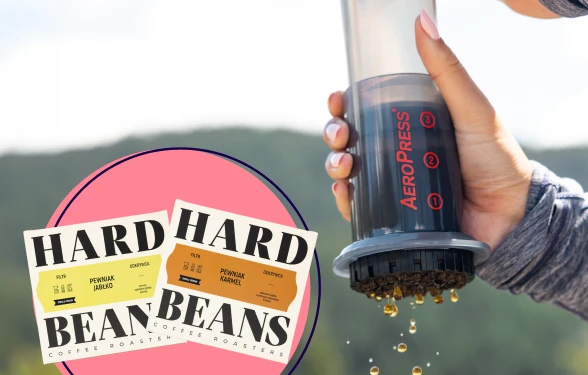 AeroPress i kawa Hard Beans za 1 zł