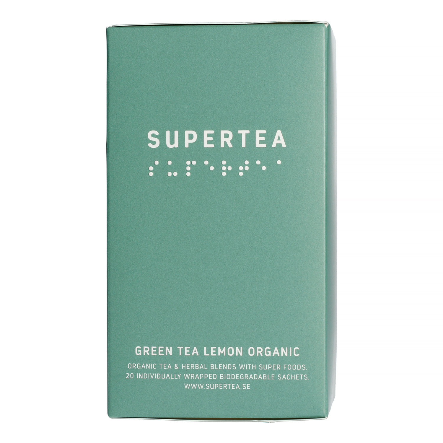 Teministeriet - Supertea Green Tea Lemon Organic - 20 Tea Bags