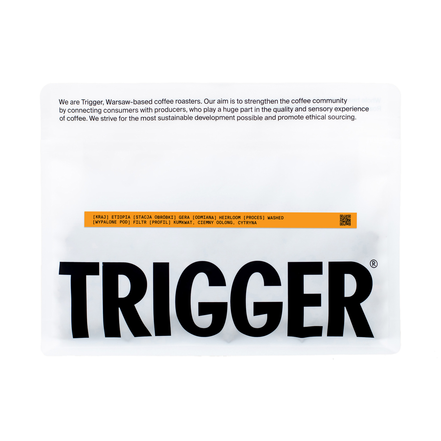 Trigger - kawa ziarnista Etiopia Gera Washed Filter 250 g