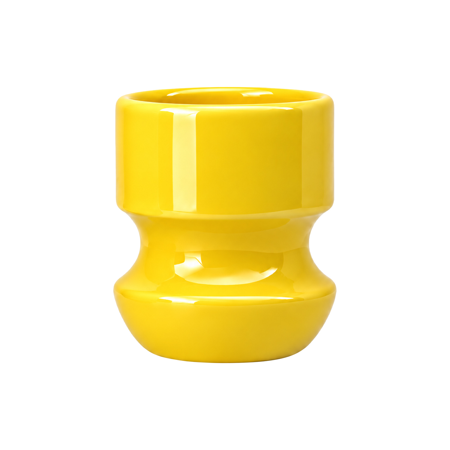 NOT.BAD - kubek ceramiczny BAD IDEA wklęsły żółty 350 ml