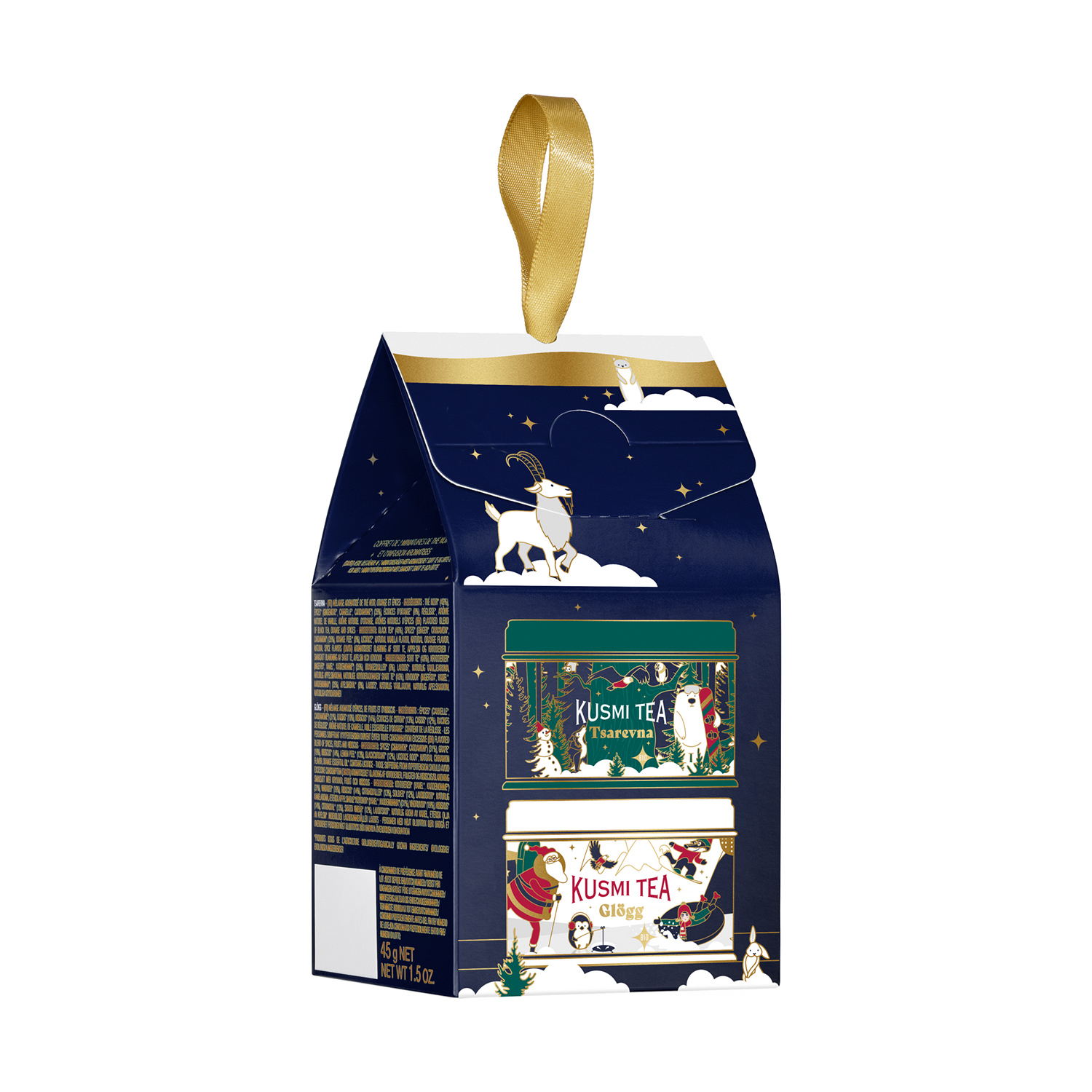 Kusmi Tea - Tsarevna and Glogg Gift Set - Loose Tea 45g