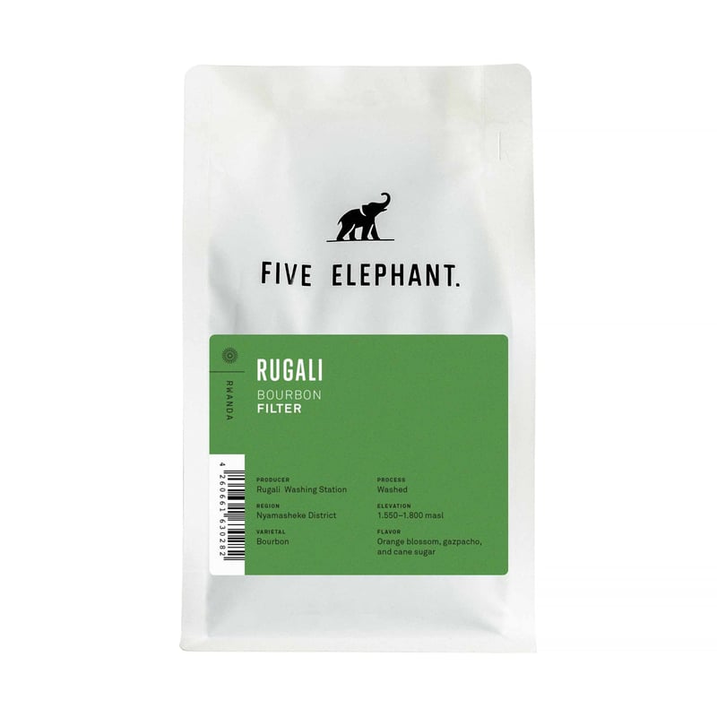 Five Elephant - Rwanda Rugali Washed Filter 250g (outlet)