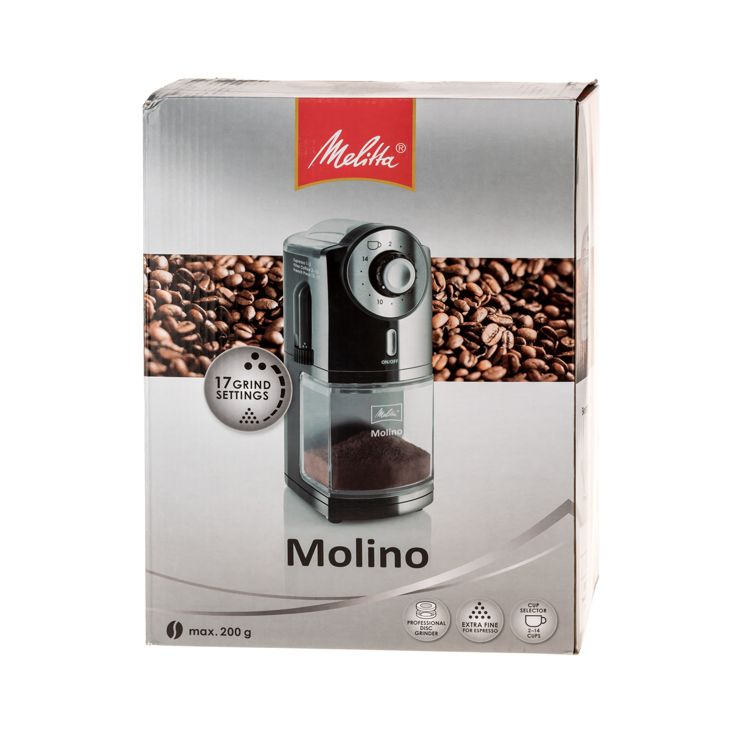 Melitta Molino - Automatic Grinder - Black