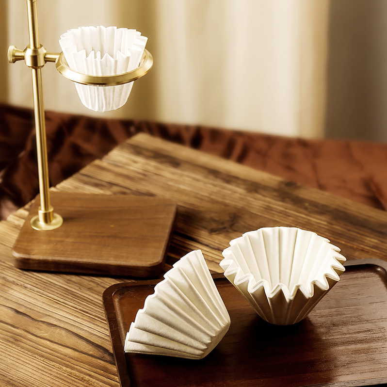 zeroHero - filtry papierowe z płaskim dnem białe - 50 sztuk