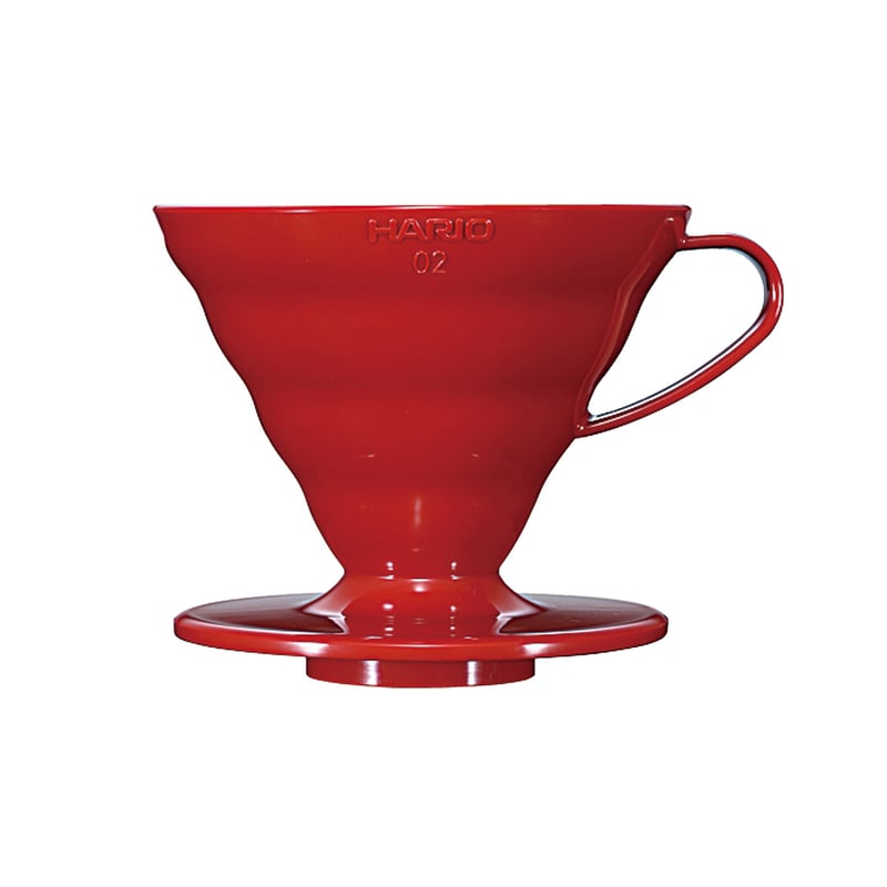 Hario plastikowy Drip V60-02 Czerwony