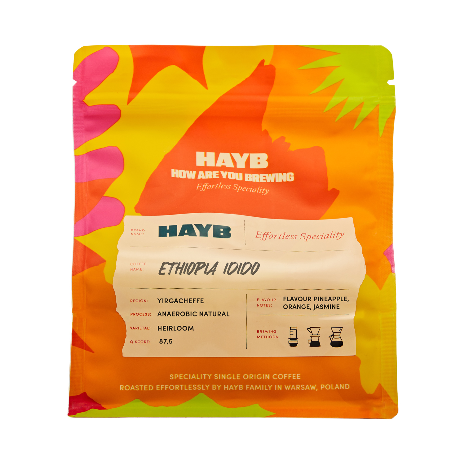 HAYB - kawa ziarnista Etiopia Idido Anaerobic Natural Filter 250 g