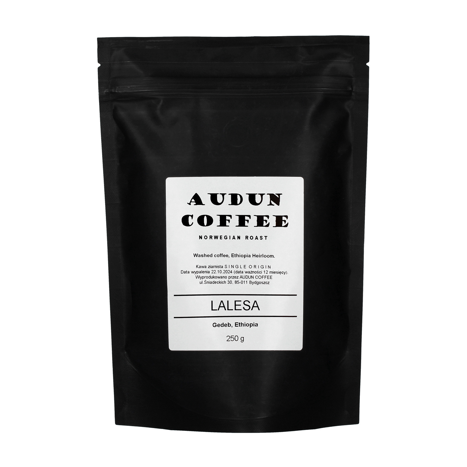 Audun Coffee - Ethiopia Lalesa Washed Filter 250g