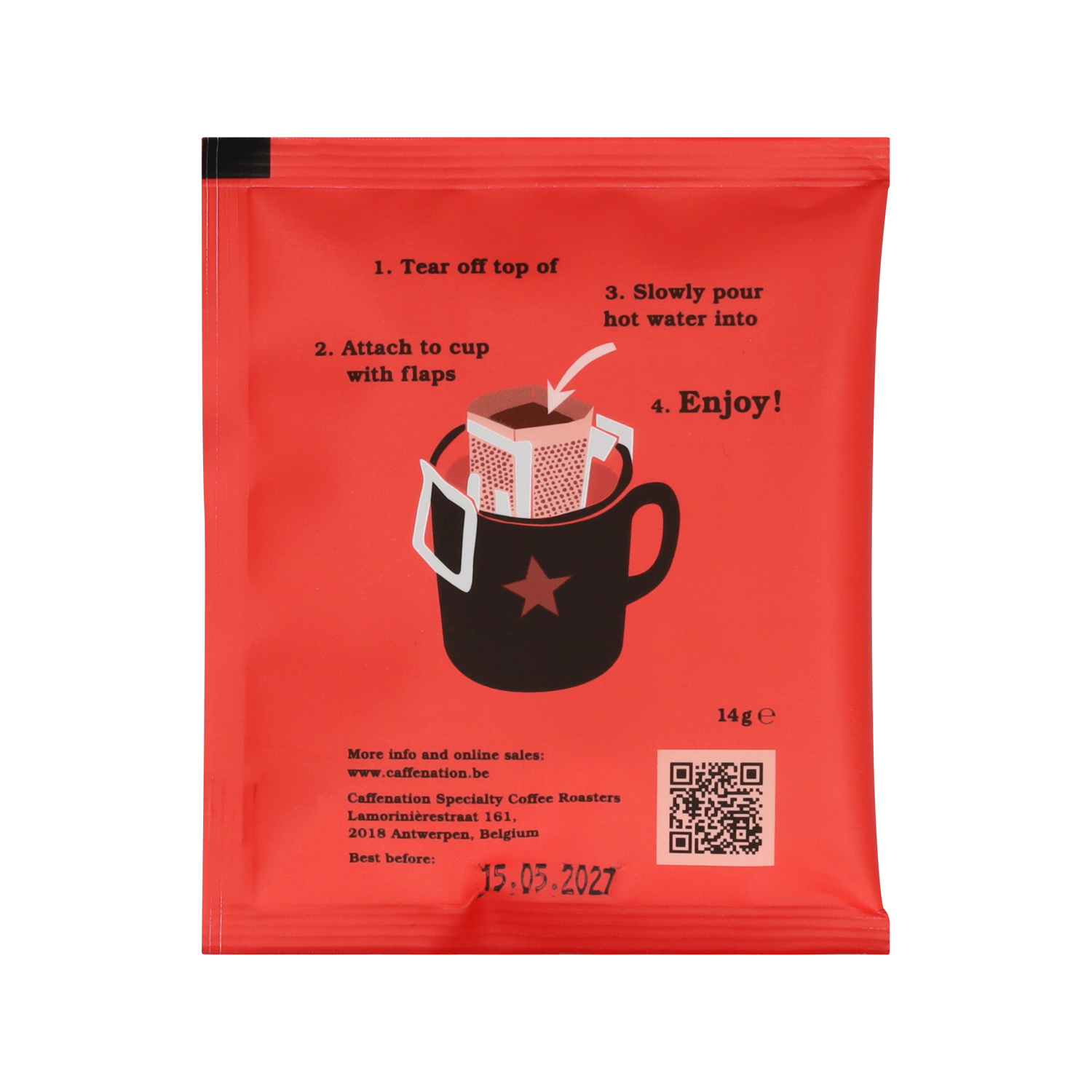 Caffenation - FILTER Colombia Washed - 10 Sachets 14 g