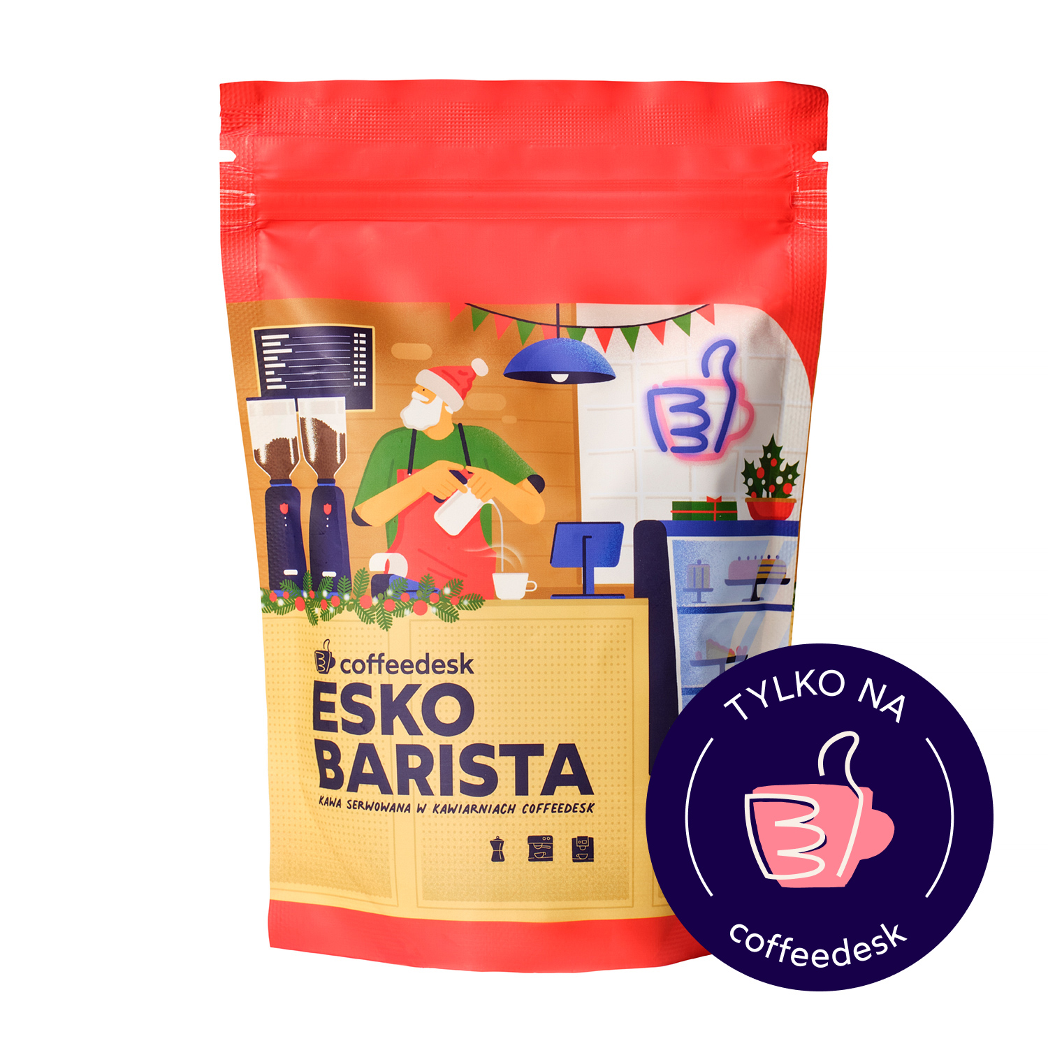 Coffeedesk Xmas Esko Barista - kawa ziarnista Brazylia Campo das Vertentes Espresso 250 g