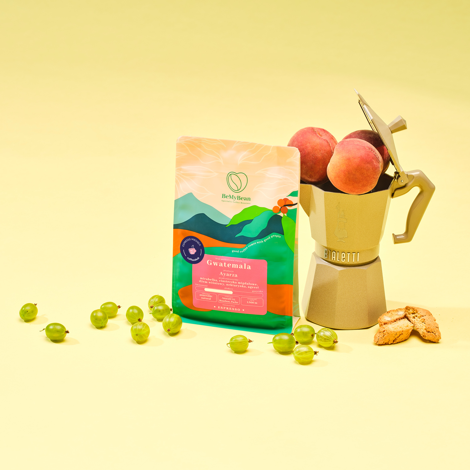 ESPRESSO MIESIĄCA: BeMyBean - kawa ziarnista Gwatemala Ayarza Anaerobic Natural Espresso 1 kg