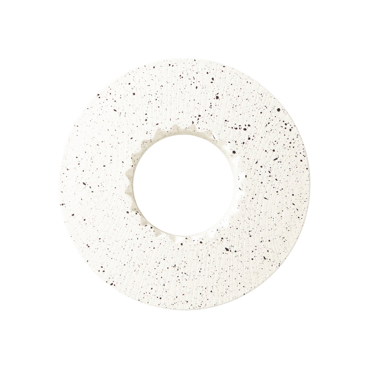 ORIGAMI - Dripper Holder - Resin and PET - White speckled with grain