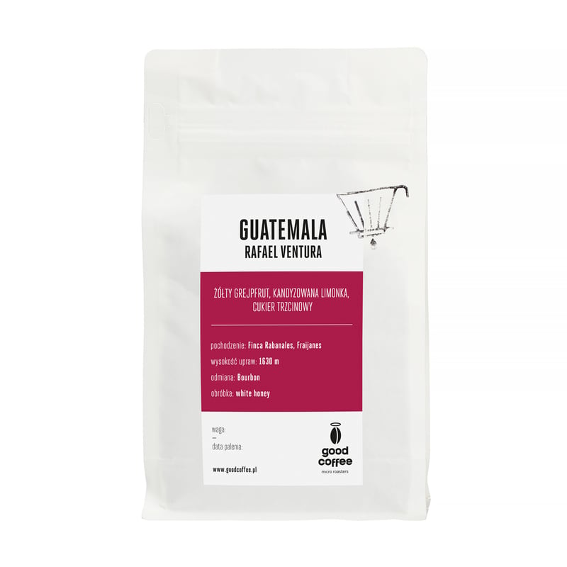 Good Coffee - Gwatemala Rafael Ventura White Honey Filter 250g