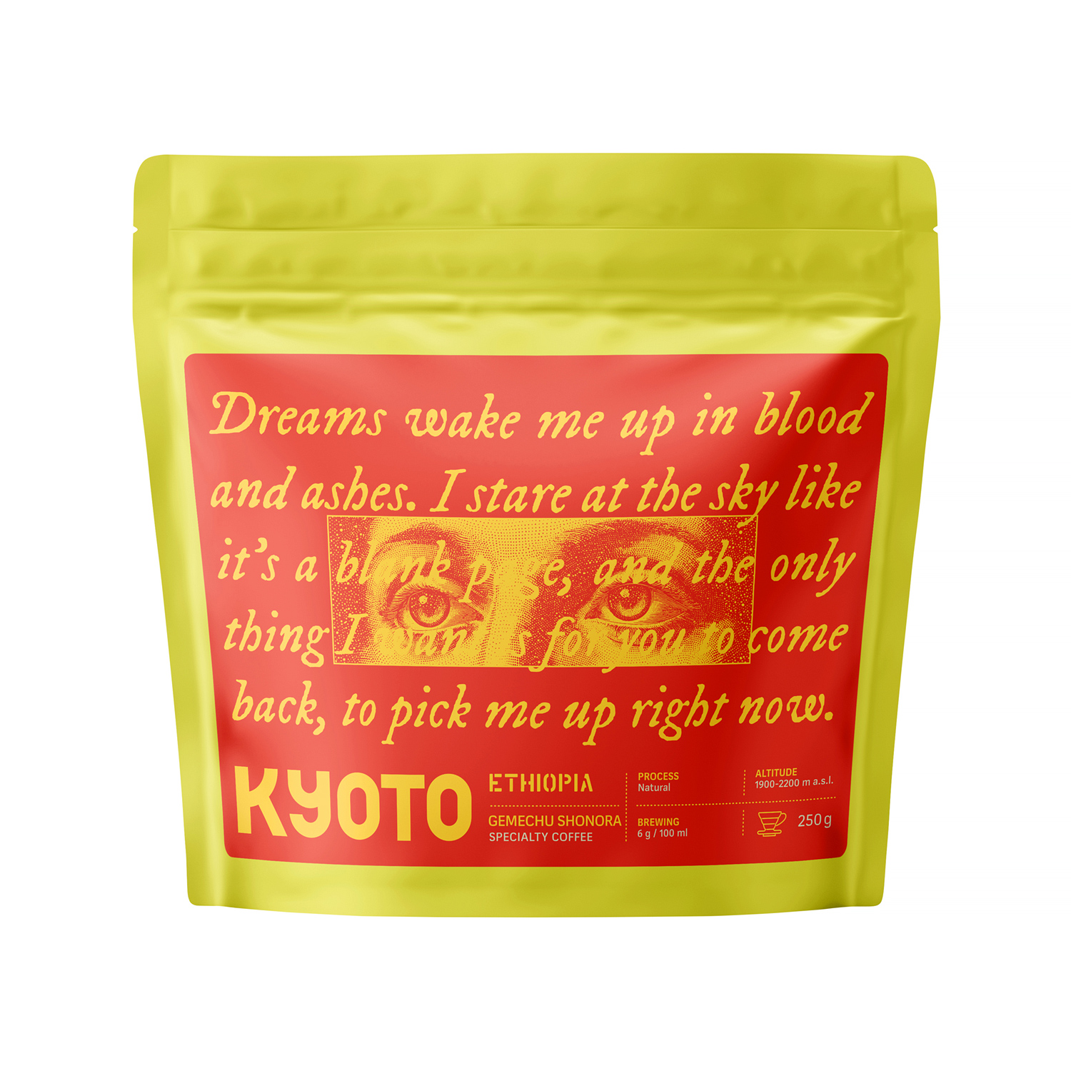 KYOTO - kawa ziarnista Etiopia Gemechu Shonora Natural Filter 250 g