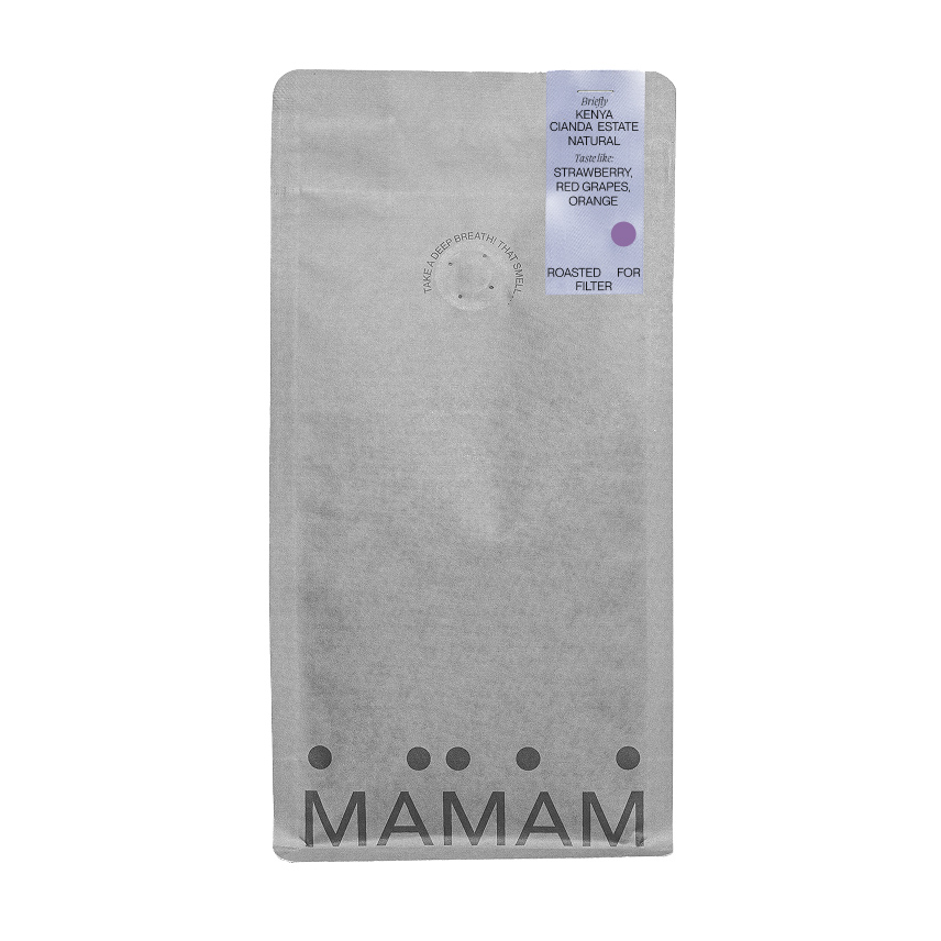 MAMAM - kawa ziarnista Kenia Cianda Estate Natural Filter 250 g