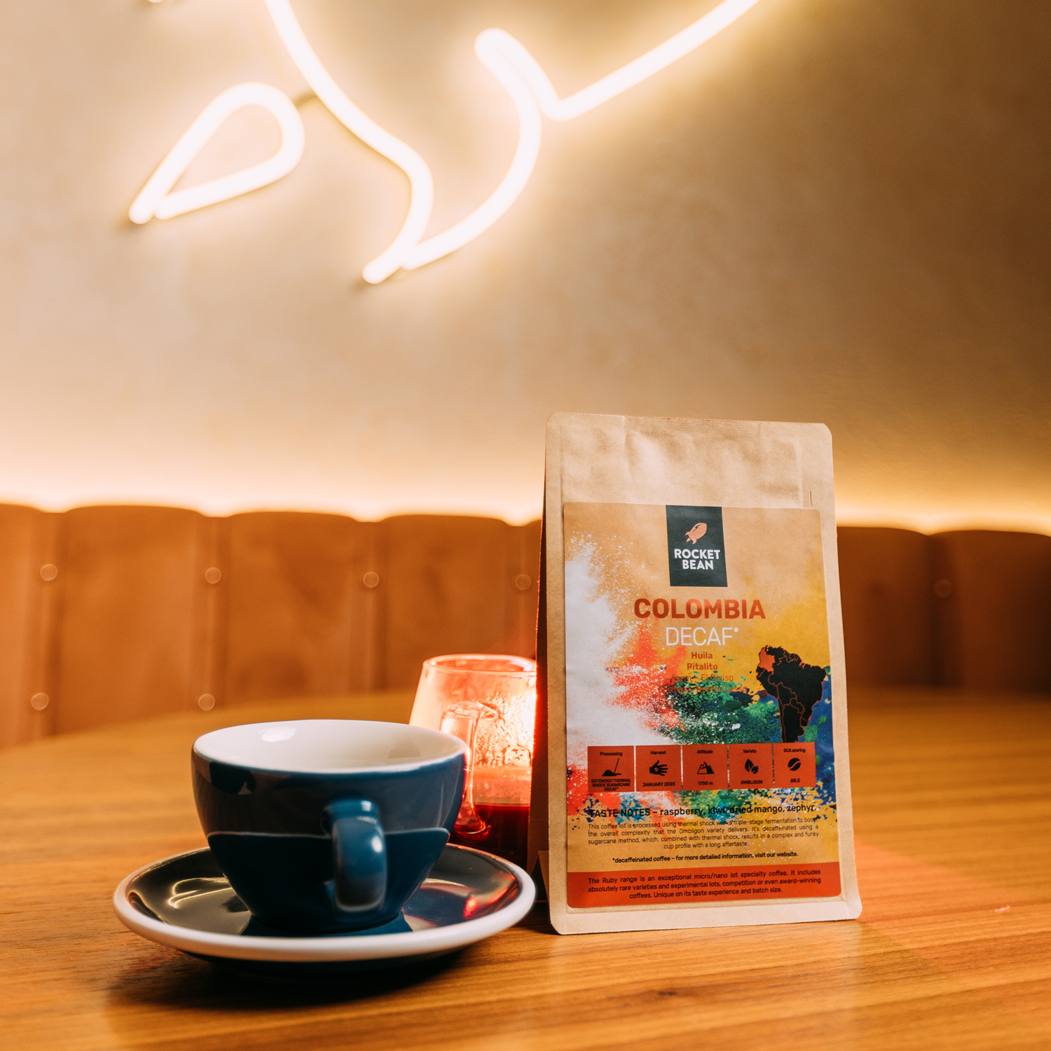 Rocket Bean - Colombia Nestor Lasso Ombligon DECAF Filter 200 g