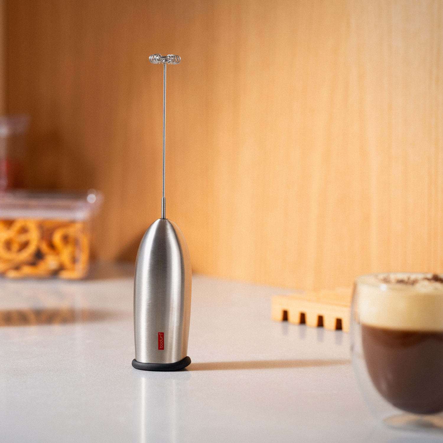 Bodum - Ręczny spieniacz Schiuma Chrome