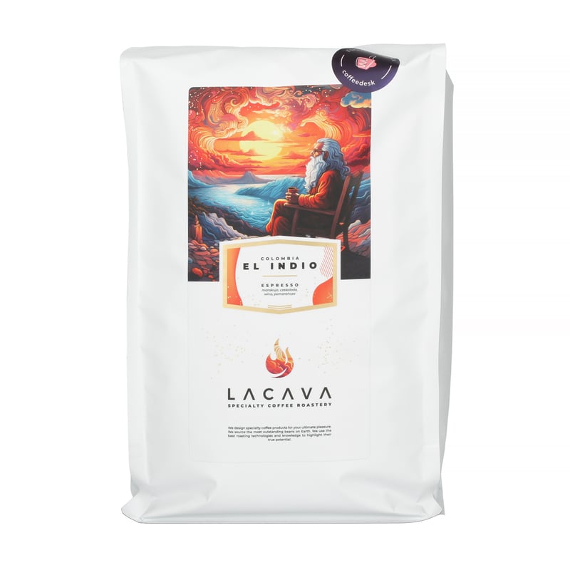 LaCava - Kolumbia El Indio Natural Espresso 1kg