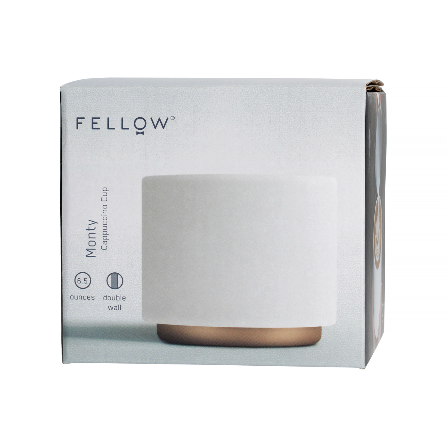 Fellow Monty Cappuccino Cup - White - 190 ml (6.5oz)