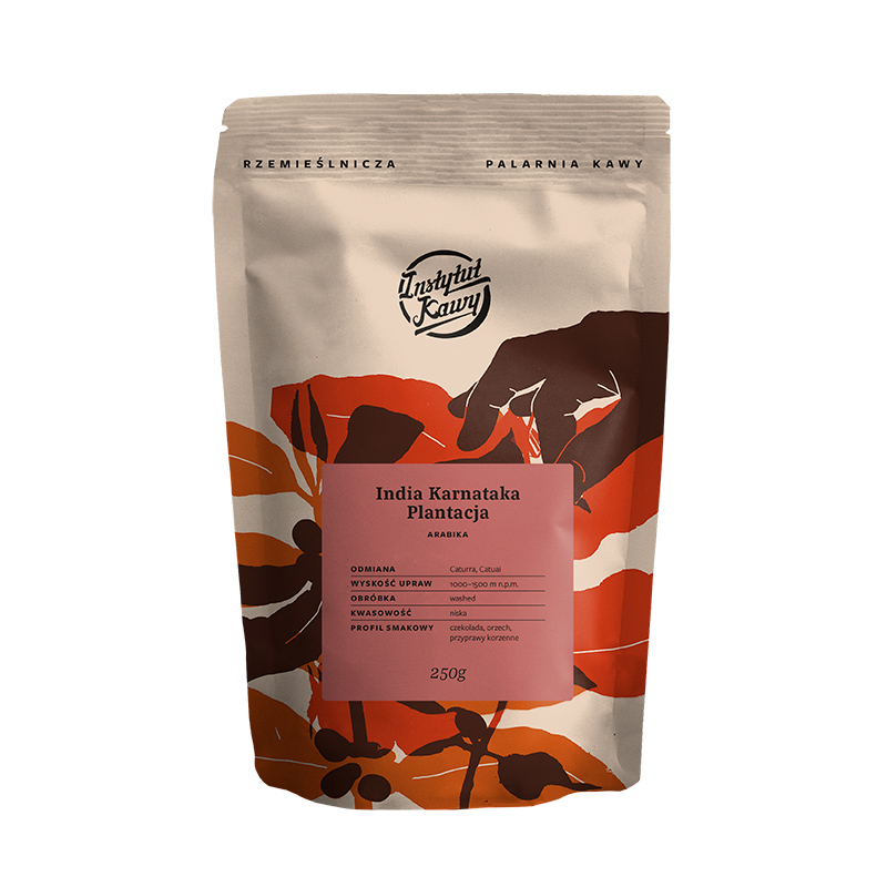 Instytut Kawy - India Karnataka Plantacja Washed Espresso 250 g