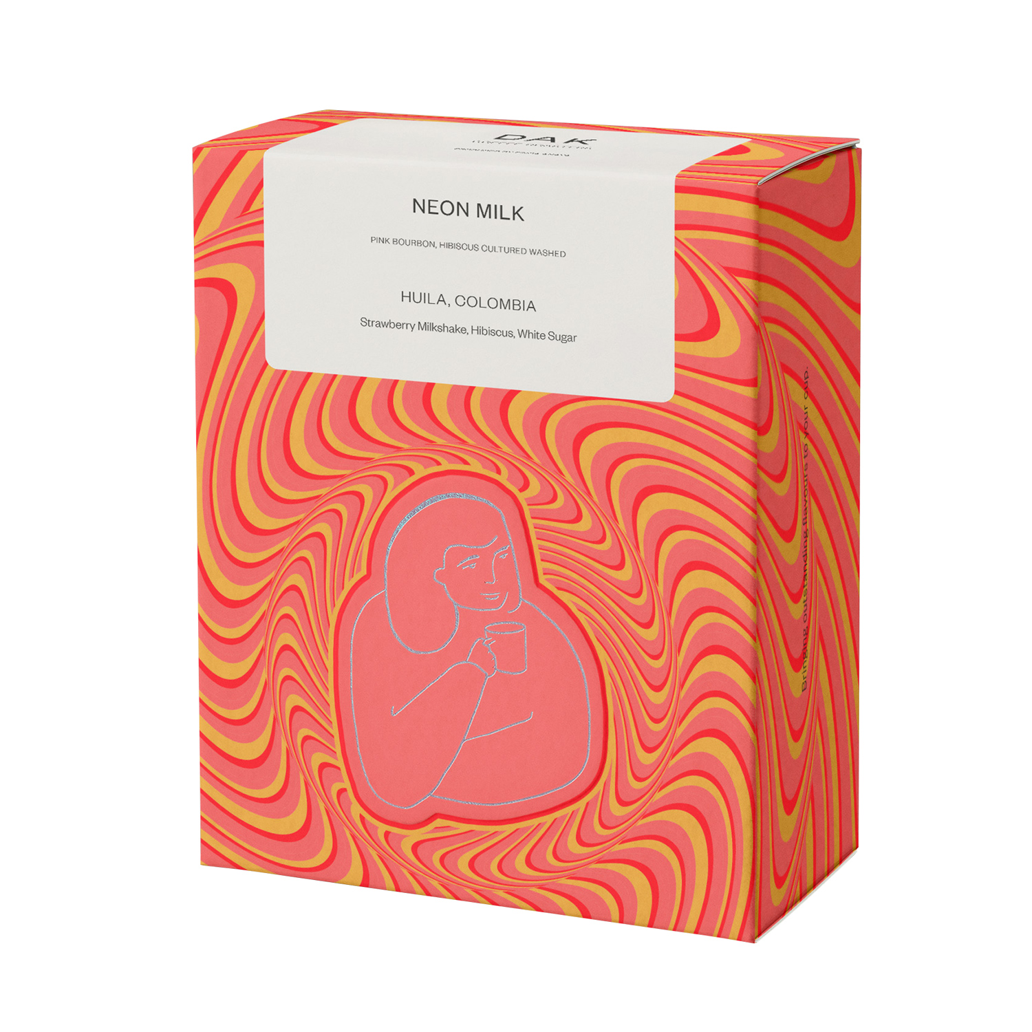 DAK Coffee Roasters - kawa ziarnista Kolumbia Neon Milk Hibiscus Cultured Washed Filter 250 g