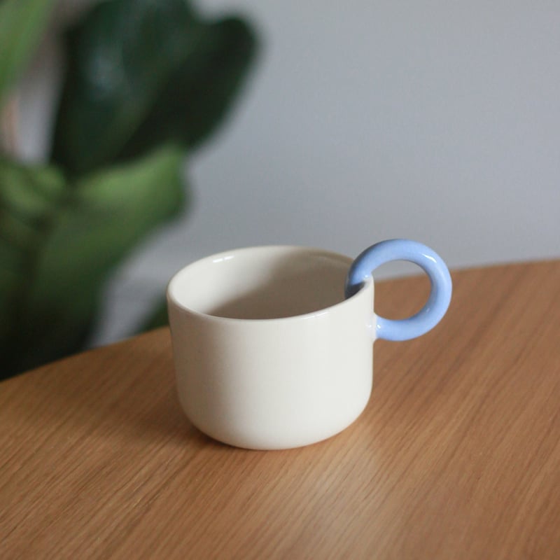 Ceramics 36 - 365 Ceramic Cup 200ml Blue Cup Holder